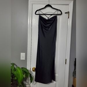 NWT X-Small Banana Republic Black Midi Slip Dress